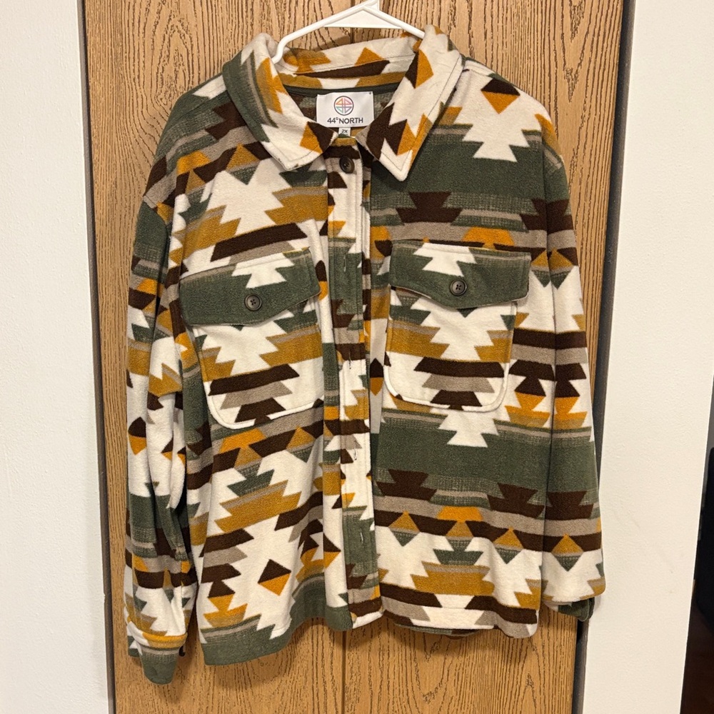 Aztec Patterned Women's Sweater Jacket